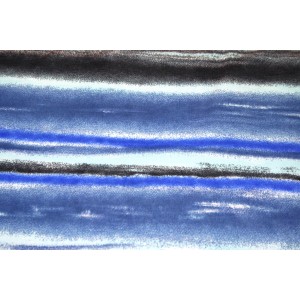 10cm Stretchjersey "Streifenmix Blautöne "   (Grundpreis € 16,00/m)